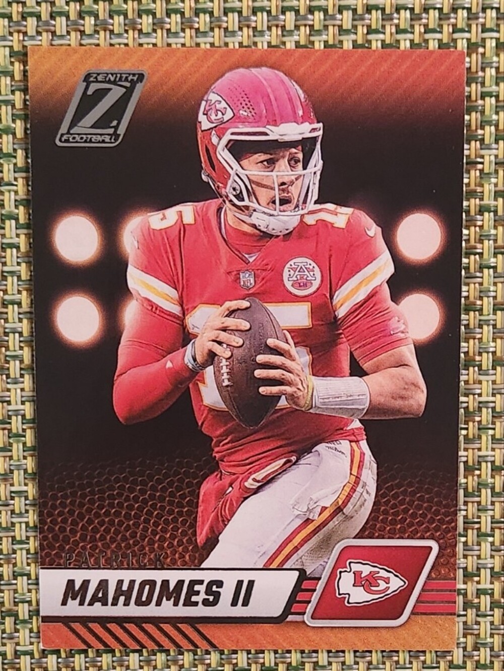 Patrick Mahomes II Kansas City Chiefs Football Trading Card